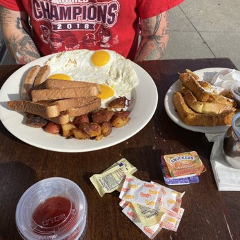 Blue Moon Grill - Hungry man breakfast August 2020 - Breakfast & Brunch Near Me - Wakefield, Massachusetts