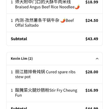 Jun Bistro - Bill - Chinese Near Me - Milpitas, California