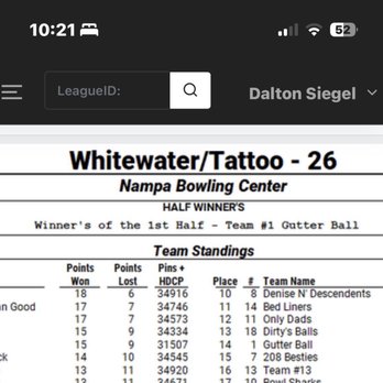 Nampa Bowl - Showing we was in first place second half cuz the losers wanna cry about it - Bowling Near Me - Nampa, Idaho Nampa Bowl - Showing we was in first place second half cuz the losers wanna cry about it - Bowling Near Me - Nampa, Idaho