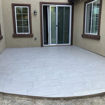 TES Tile - Subway tile on outdoor patio. - Tiling Near Me TES Tile - Subway tile on outdoor patio. - Tiling Near Me