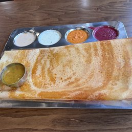 Ghee Podi Masala Dosa