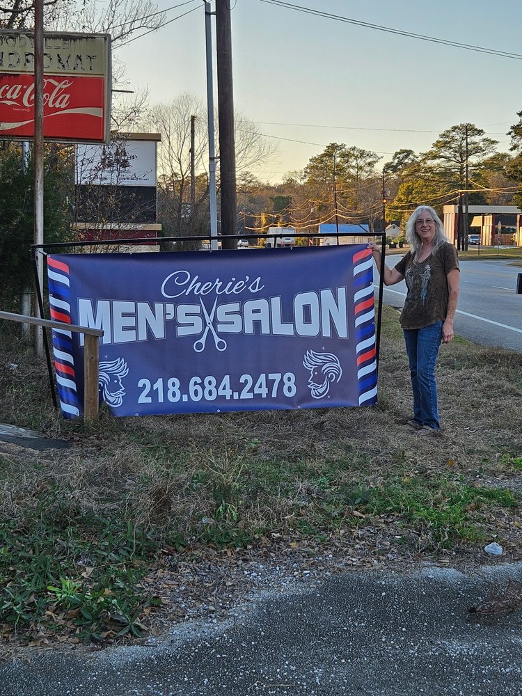 Cherie's Men's Salon Logo