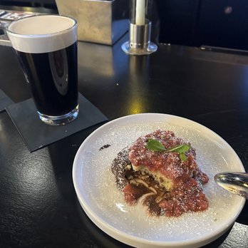 No Vacancy - Olive oil bread pudding dessert and Guinness. - New American Near Me - Chicago, Illinois No Vacancy - Olive oil bread pudding dessert and Guinness. - New American Near Me - Chicago, Illinois