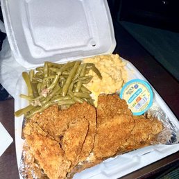Old Bay Wings, green beans and mac n cheese Old Bay Wings, green beans and mac n cheese