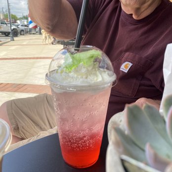 Casey Coffee Company - Watermelon Italian cream soda - Coffee & Tea Near Me - Casey, Illinois