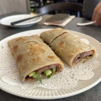 Prince Dumpling - Beef rolls 7/10 outer pancake is soft & chewy - Dim Sum Near Me - Rosemead, California Prince Dumpling - Beef rolls 7/10 outer pancake is soft & chewy - Dim Sum Near Me - Rosemead, California