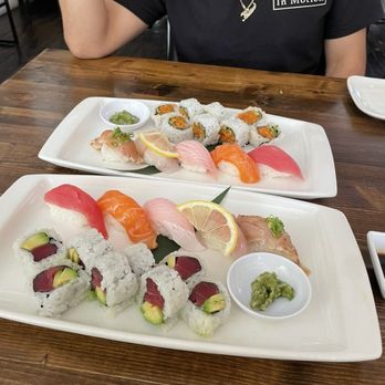Kuma Sushi - Lunch Sushi Combo & Tuna Avocado Roll and Spicy Salmon Roll & Lunch Sushi Combo - Sushi Bars Near Me - Bakersfield, California Kuma Sushi - Lunch Sushi Combo & Tuna Avocado Roll and Spicy Salmon Roll & Lunch Sushi Combo - Sushi Bars Near Me - Bakersfield, California