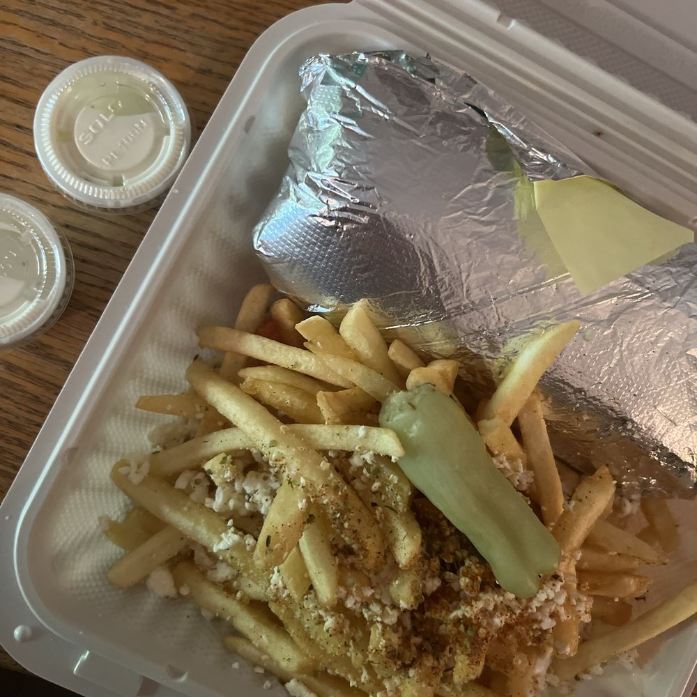 Mr Gyros Express - Lamb Gyro Sandwich Combo - Salad Near Me - Lynnwood, Washington