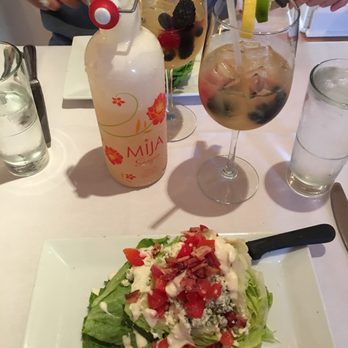 The Bistro On 2nd - Mani Sangria and a wedge salad - New American Near Me - Monument, Colorado