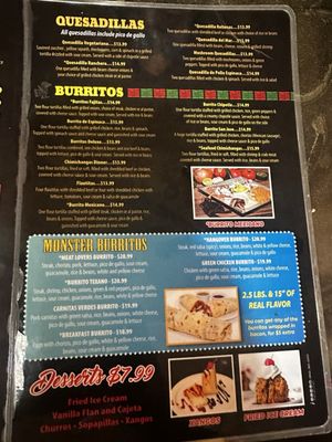 Menu photo 7 Tres Machos Richmond, VA