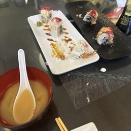 Playboy Roll, Mars Roll, Miso Soup