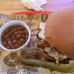 The Last Stand - Firecracker Burger w/ BBQ Beans
