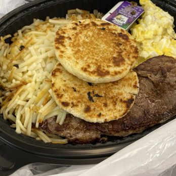 Waffle House - Steak and Egg Biscuit with Grits - Breakfast & Brunch Near Me - Goodyear, Arizona Waffle House - Steak and Egg Biscuit with Grits - Breakfast & Brunch Near Me - Goodyear, Arizona