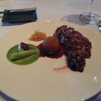 Canlis - Muscovy duck, post-carving - New American Near Me - Seattle, Washington
