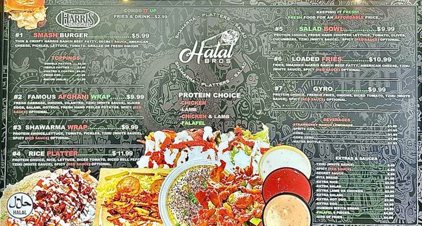 Menu photo 3 Halal Bros Fresno, CA