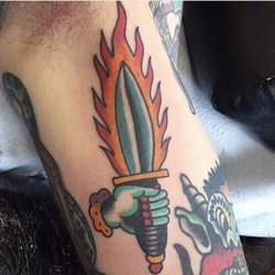 The Historic Custom Tattoo est. 1984 - More Higgs flash from Sam.