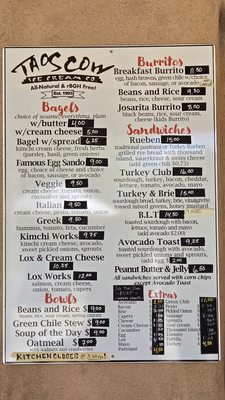 Menu photo 3 Taos Cow Taos, NM