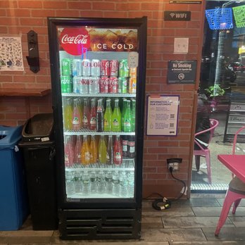 Astoria Taco Factory - A few refreshments. Those sodas need a bottle opener. - Tacos Near Me - Astoria, New York Astoria Taco Factory - A few refreshments. Those sodas need a bottle opener. - Tacos Near Me - Astoria, New York