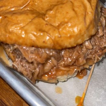 Pappys Pizza & BBQ - a pulled pork sandwich on a bun - Barbeque Near Me - North Cape May, New Jersey Pappys Pizza & BBQ - a pulled pork sandwich on a bun - Barbeque Near Me - North Cape May, New Jersey