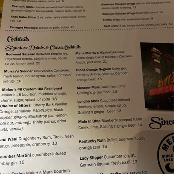 Murray's - Menu - Steakhouses Near Me - Minneapolis, Minnesota