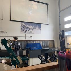 Montana Ski Tuning & Boot Fitting - Main workshop area