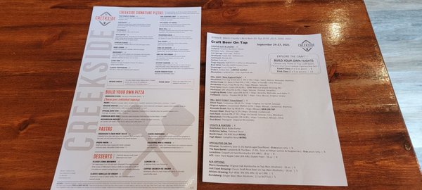 Menu photo 4 Creekside Pizza & Taproom San Anselmo, CA Menu photo 4 Creekside Pizza & Taproom San Anselmo, CA