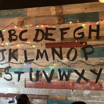 Cafe 86 - for all the instagrammers out there, the stranger things wall - Desserts Near Me - Artesia, California Cafe 86 - for all the instagrammers out there, the stranger things wall - Desserts Near Me - Artesia, California