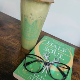 Achi Milk Cheese Tea -- matchy matchy matcha Achi Milk Cheese Tea -- matchy matchy matcha