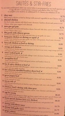 Menu photo 8 Diho Siam Mission Viejo, CA
