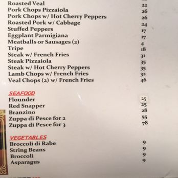 Dominick's Restaurant - Menu - Italian Near Me - Bronx, New York