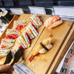 Sushi Lab - They sell out fast. Food is fresh!