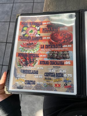 Menu photo 2 Los Mareados Ceviche Bar San Jacinto, CA Menu photo 2 Los Mareados Ceviche Bar San Jacinto, CA