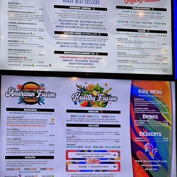 Wilco Fusion Grill - Menu board - Cafes Near Me - Franklin, Tennessee Wilco Fusion Grill - Menu board - Cafes Near Me - Franklin, Tennessee