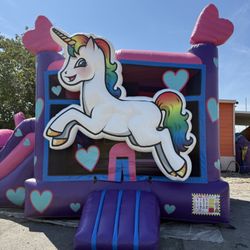 Lolo's Party Rental - Bring the magic to your party! Our 3D Animated Unicorn Combo offers endless fun with bounce, slide & vibrant colors