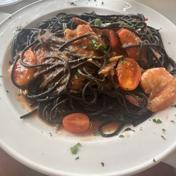 Etna Restaurant & Wine Bar - Shrimp w black pasta - Italian Near Me - Cleveland, Ohio
