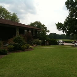 Franklin County Country Club - A view from the front, out onto the course.