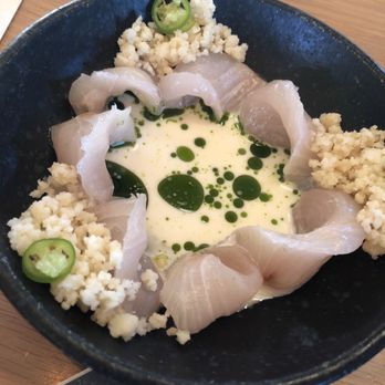 Bear at Stanly Ranch - Kampachi appetizer - New American Near Me - Napa, California