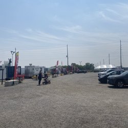 Food Truck Corral - Food trucks/parking lot at the corral