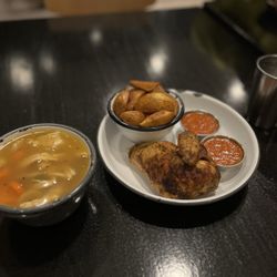 Chook Chicken - Chook for You with potato Chook Wedges (V/GF) and Chicken Noodle Soup (GFO)