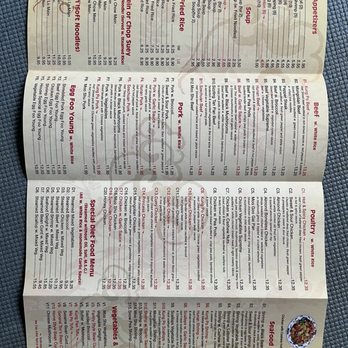 Asian Kitchen - the menu of a restaurant - Chinese Near Me - Grand Rapids, Michigan