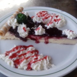 El Palmito - Tarta de queso con arándanos.