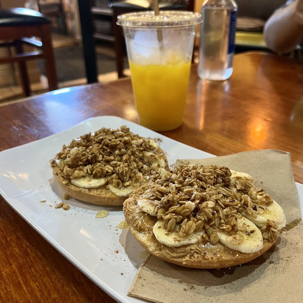 The Surfinista - two sandwiches on a plate - Juice Bars & Smoothies Near Me - Cocoa Beach, Florida