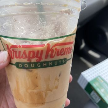 Krispy Kreme - Pumpkin iced coffee - Donuts Near Me - Humble, Texas