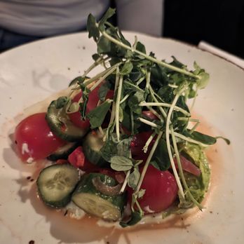 Essex - Campari tomato and cucumber salad - Bars Near Me - New York, New York
