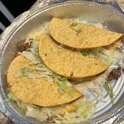 Los Charros - Ground beef tacos (a la cart)