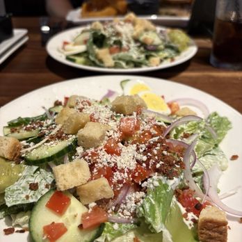 BRU Burger Bar - Cincinnati - Buttermilk Cobb salad, larger size split in 2. - Burgers Near Me - Cincinnati, Ohio BRU Burger Bar - Cincinnati - Buttermilk Cobb salad, larger size split in 2. - Burgers Near Me - Cincinnati, Ohio