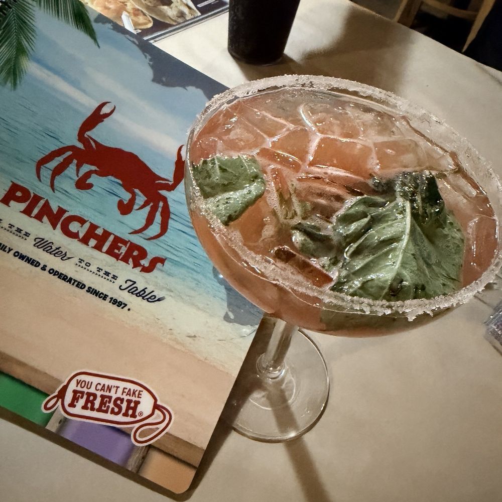 Pinchers - Strawberry basil, Margarita delicious - Seafood Near Me - Naples, Florida Pinchers - Strawberry basil, Margarita delicious - Seafood Near Me - Naples, Florida