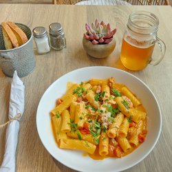 Tikal Cafe - Vegetarian Pork Sausage Ragu