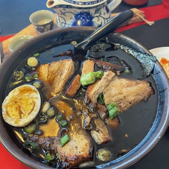 Snow Man Ramen - Black garlic tonkatsu - Ramen Near Me - Chico, California Snow Man Ramen - Black garlic tonkatsu - Ramen Near Me - Chico, California