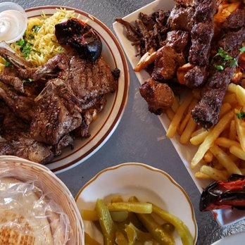 Abu Rass - Lambs chops or more like lamb loin and small mix platter - Middle Eastern Near Me - Paterson, New Jersey Abu Rass - Lambs chops or more like lamb loin and small mix platter - Middle Eastern Near Me - Paterson, New Jersey